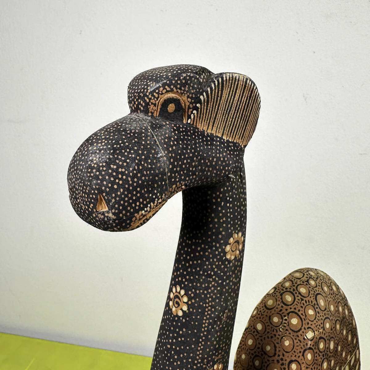Pair Of Ethnic Wooden Statues, Camels photo for sale
