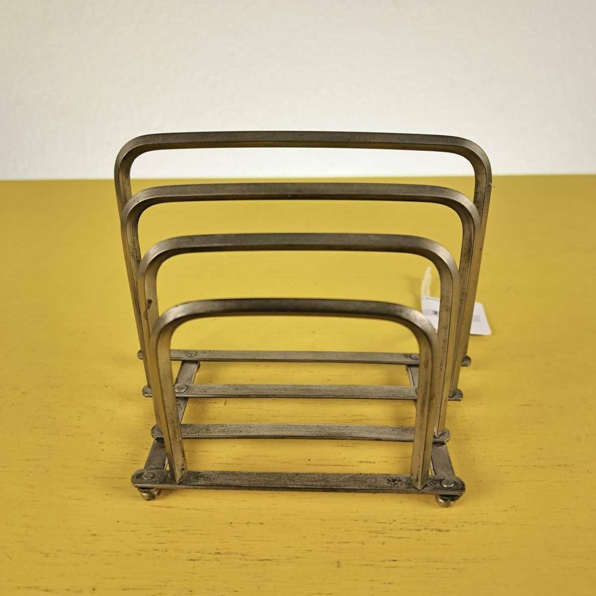 German Metal Card Holder 40s/50s Ges Gesch