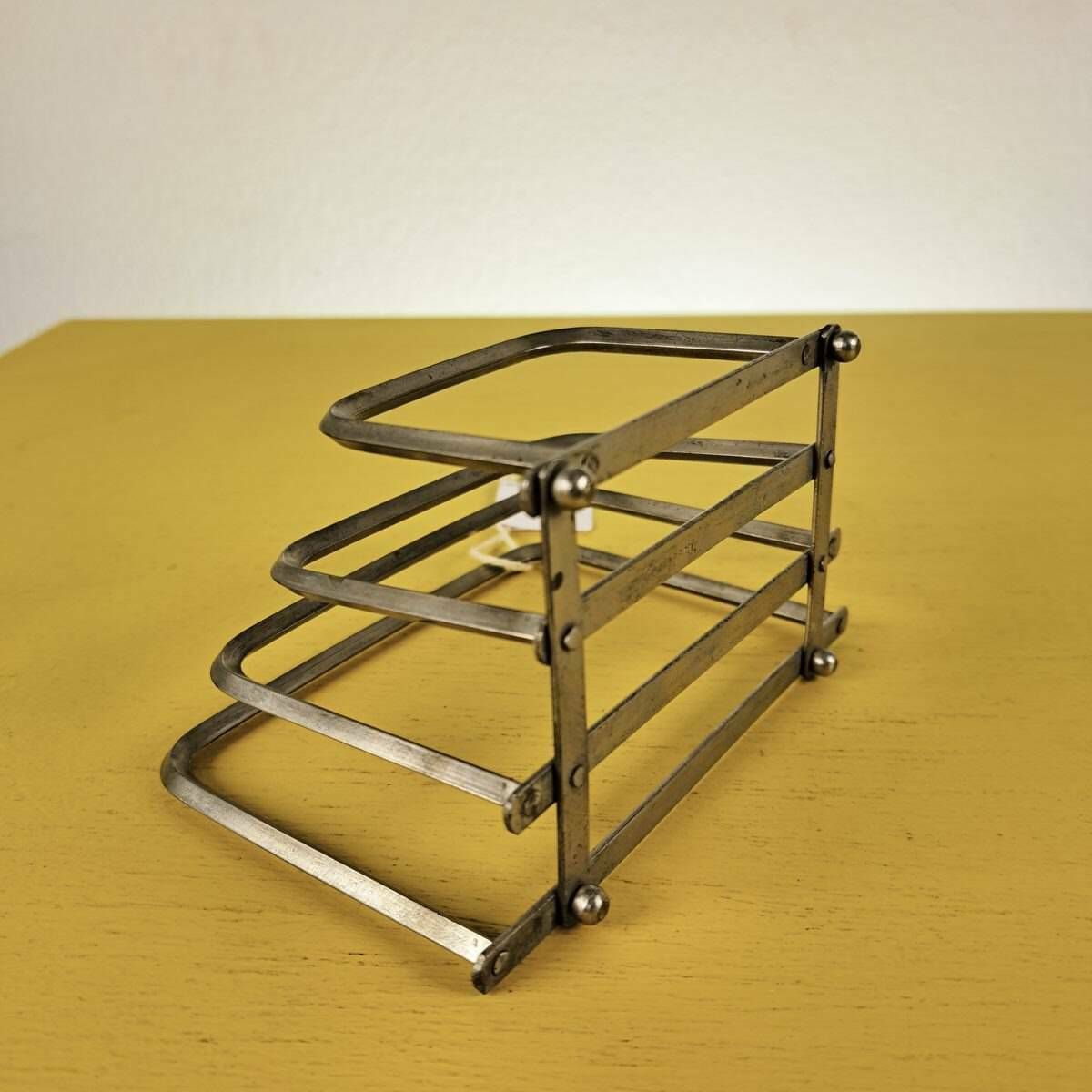 German Metal Card Holder 40s/50s Ges Gesch photo Home Decor