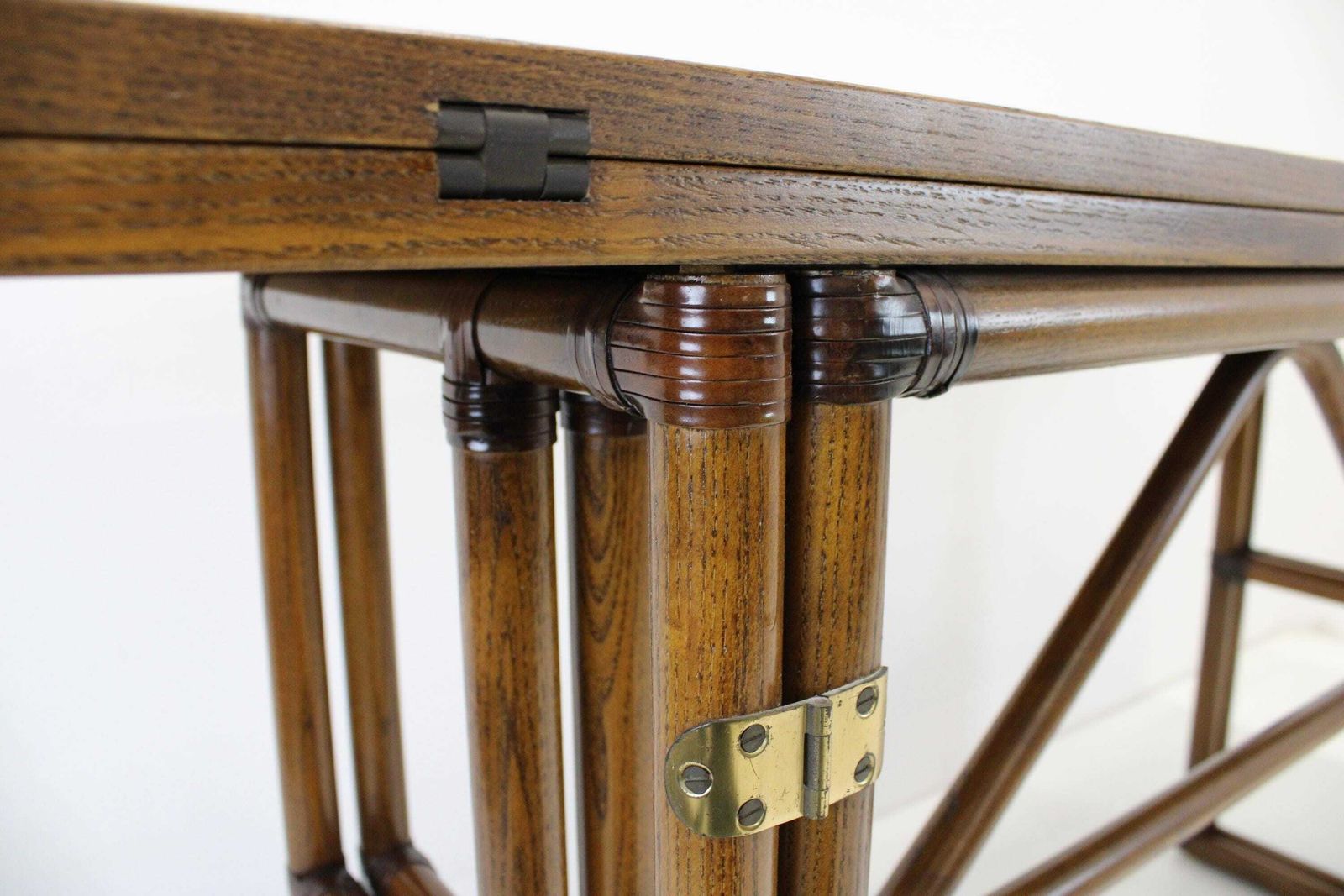 photo furniture Dining Table By Gervasoni/Bamboo Dining Table/Vintage Console Table/Designer Table From Italy 60's/ Bamboo Furniture/Oak Dining Table