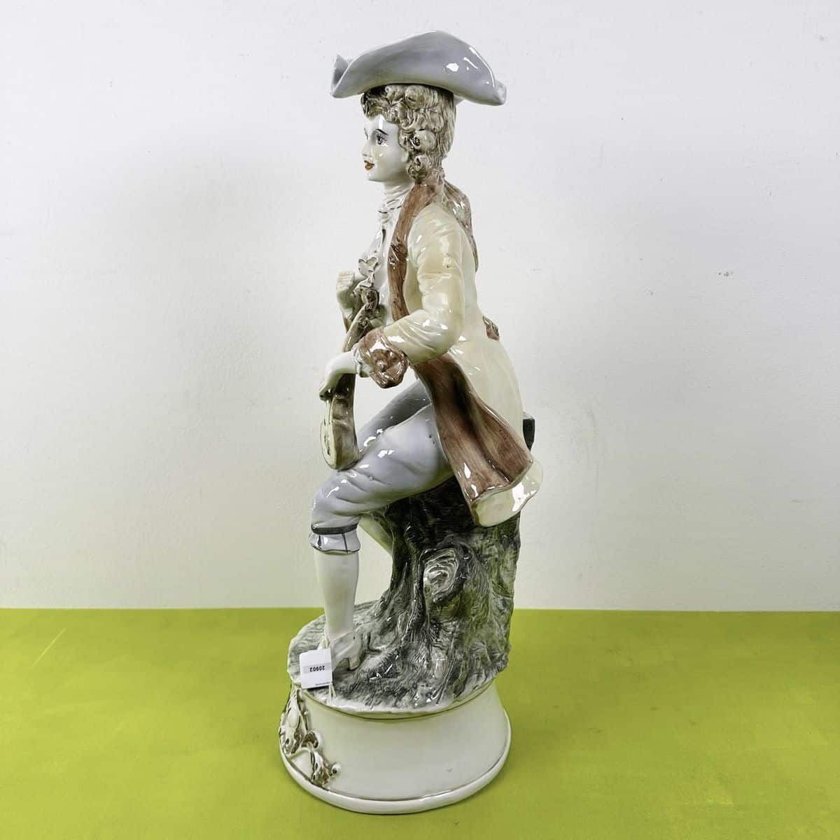 Capodimonte Ceramic Statue, Violinist photo buy