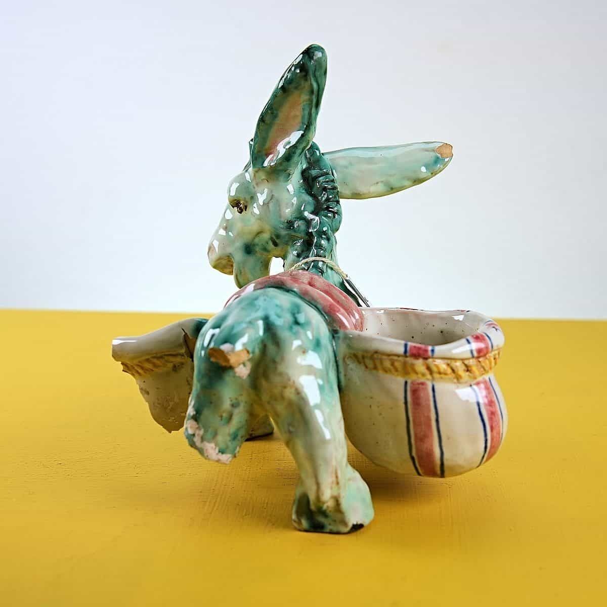Glazed Terracotta Ornament From The Early 1900s photo Home Decor