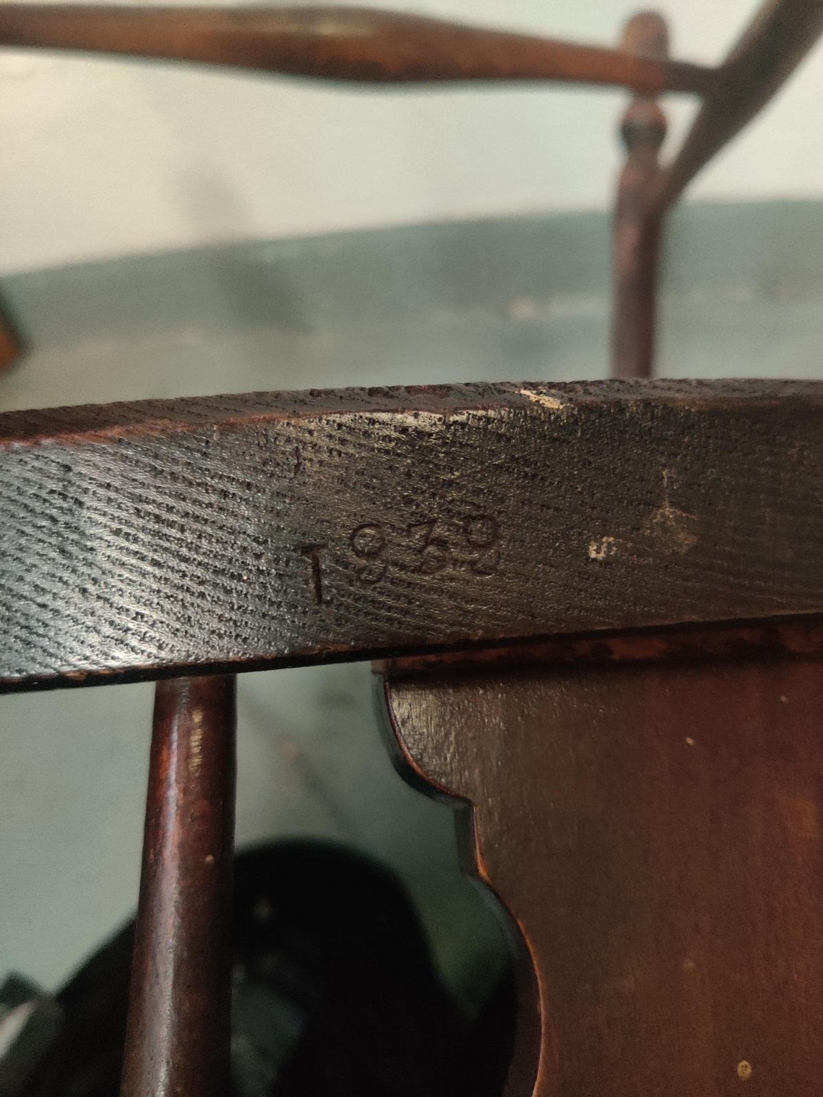 Antique Oak Victorian Smokers Bow Chair, Made By Roberston And Colman Of Norwich, Wheel Back Chair. photo buy