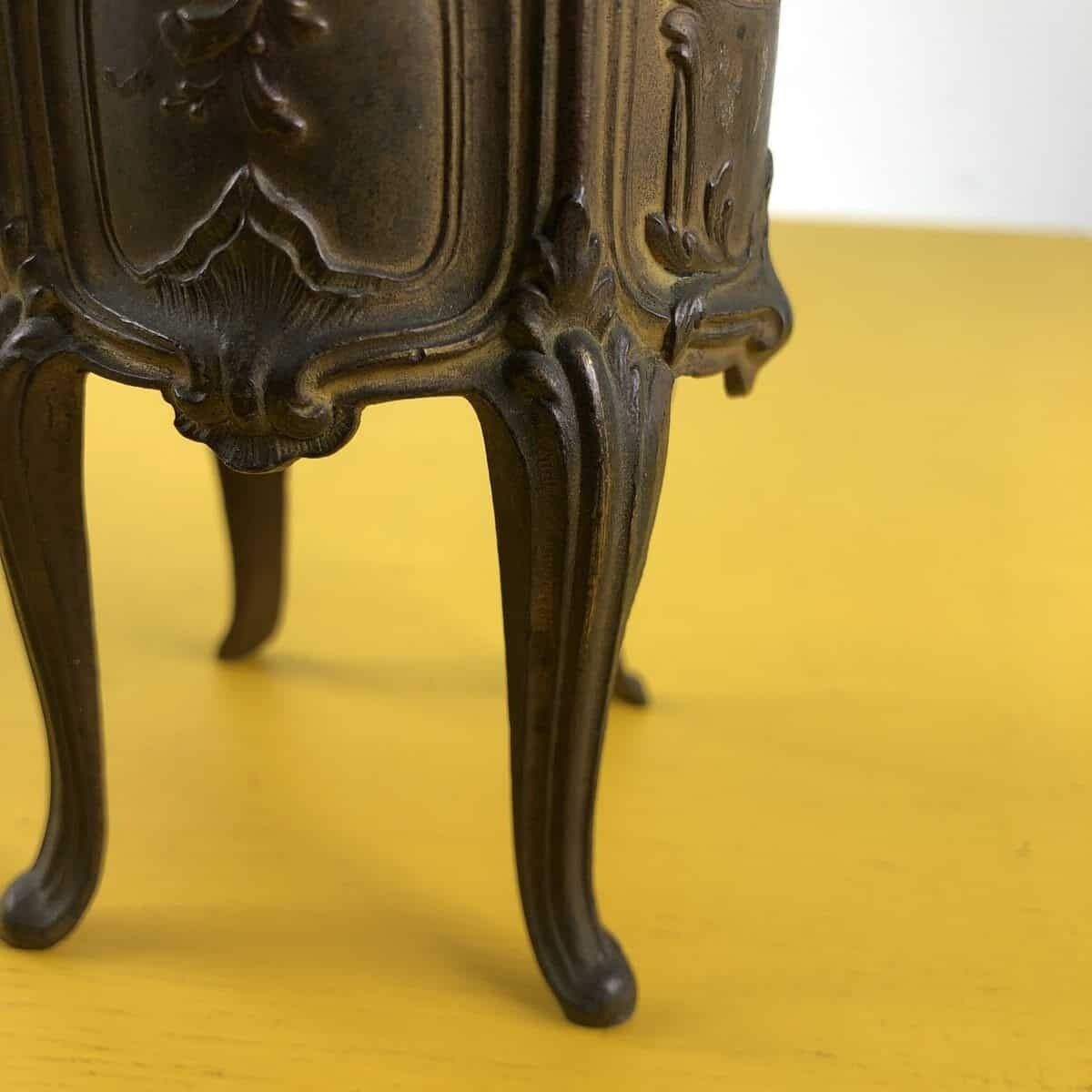 French Brass Jewelry Box photo for sale