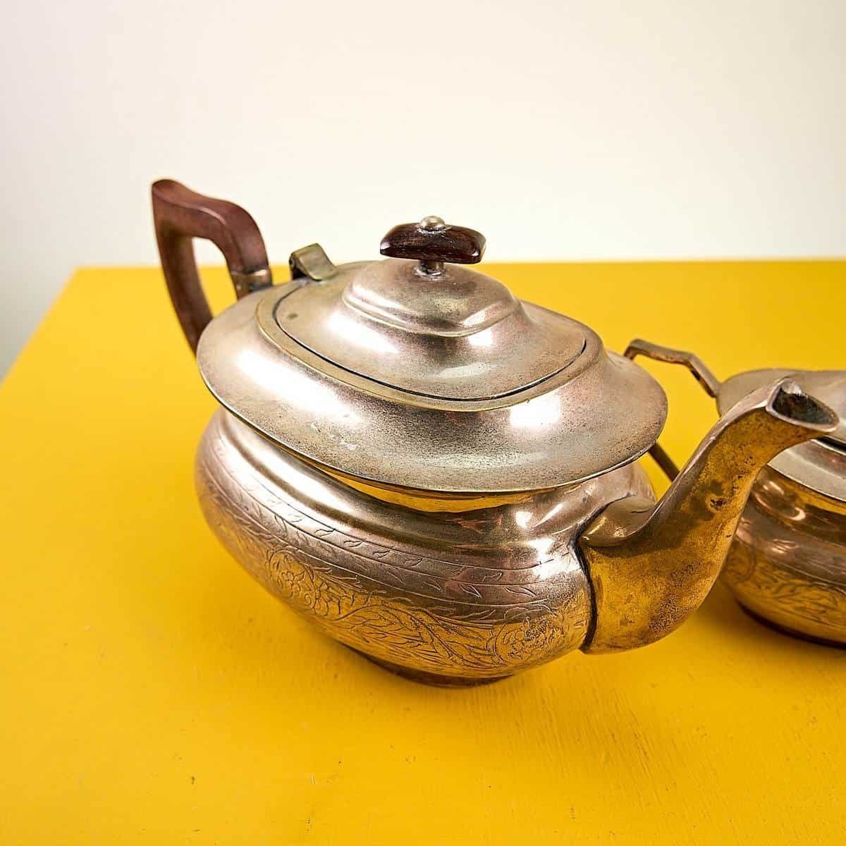 Royal Family Sheffield Collection Teapot And Sugar Bowl photo furniture