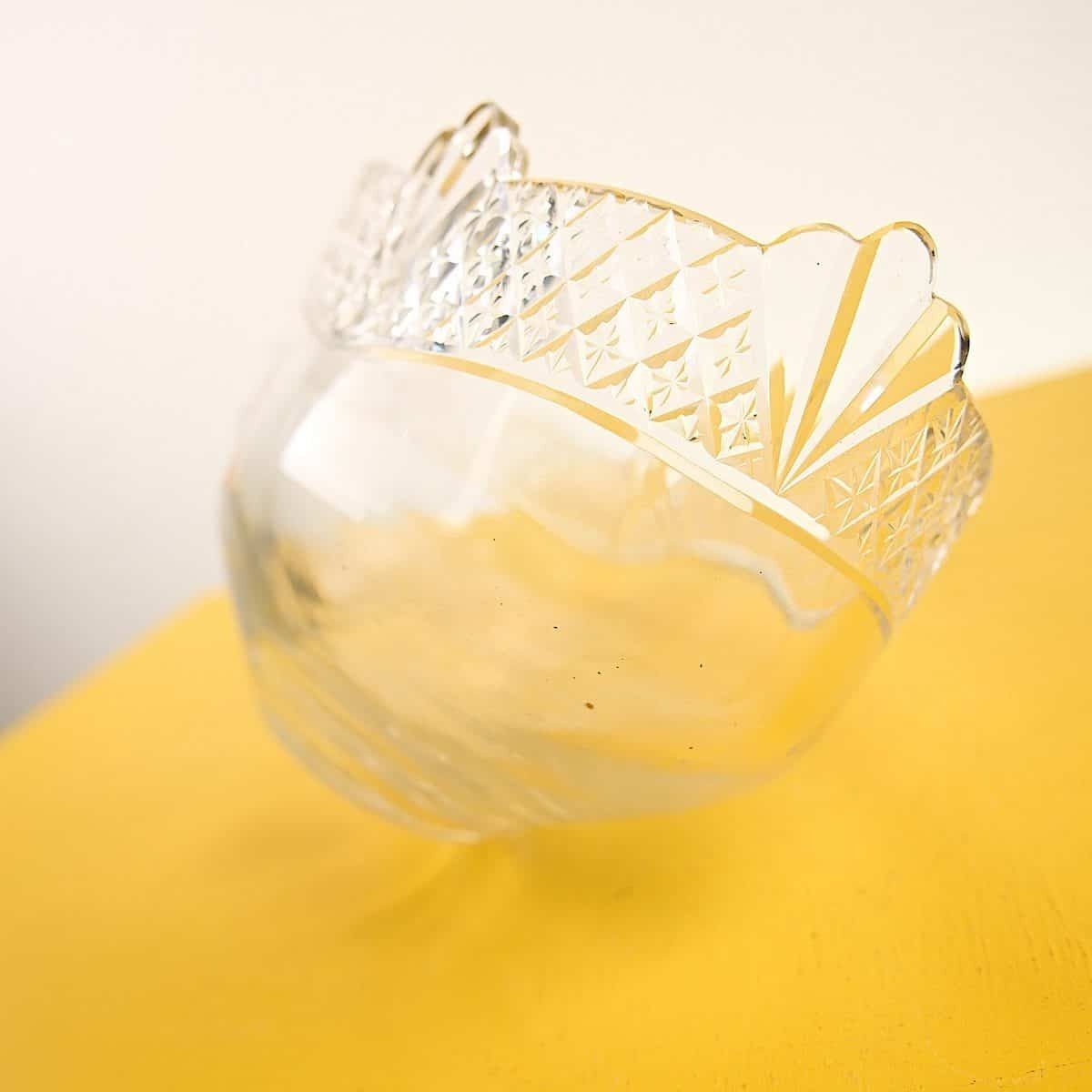 Vintage Centerpiece Container In Molatro Glas photo Woonaccessoires