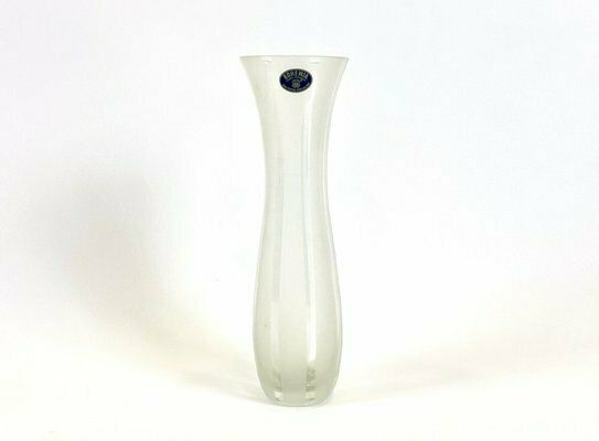 Lead Crystal Bohemia Vase From Poděbrady Glassworks, 1980s