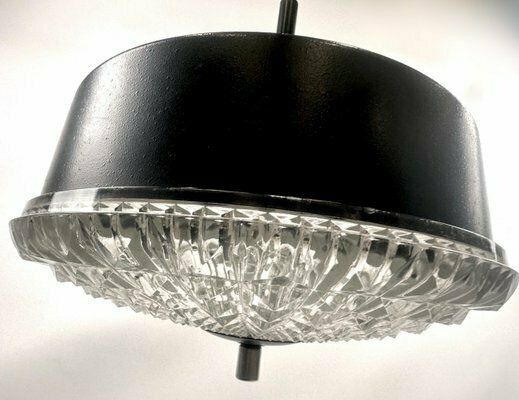 Mid Century Pendant Lamp From Elektro Instala Jilove U Decina, 1970s photo vinterior