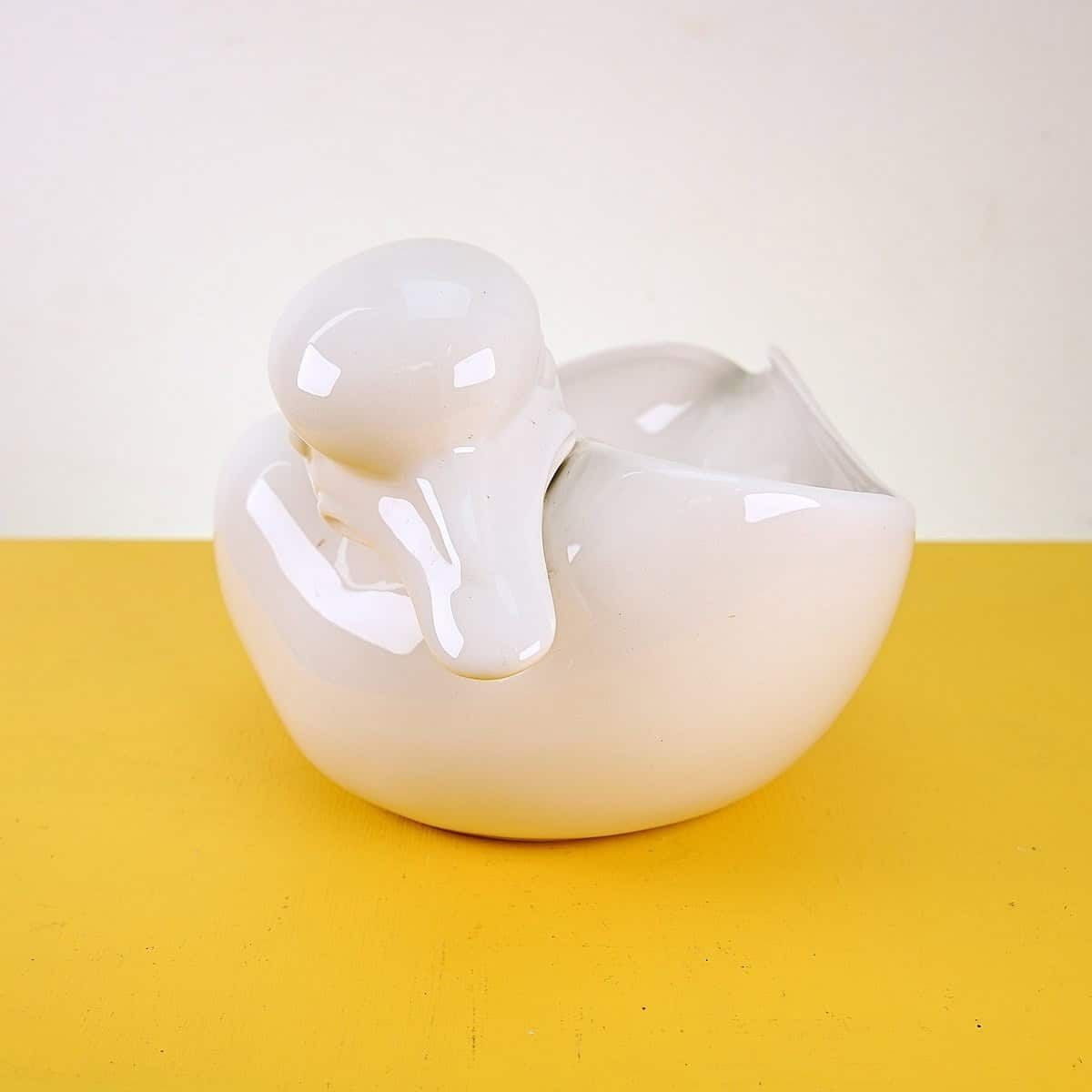 Vintage Este Ceramic Centerpiece, Duck