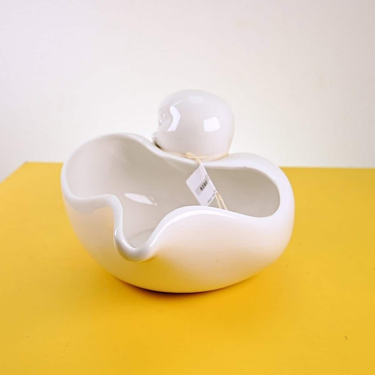 Vintage Este Ceramic Centerpiece, Duck photo Home Decor