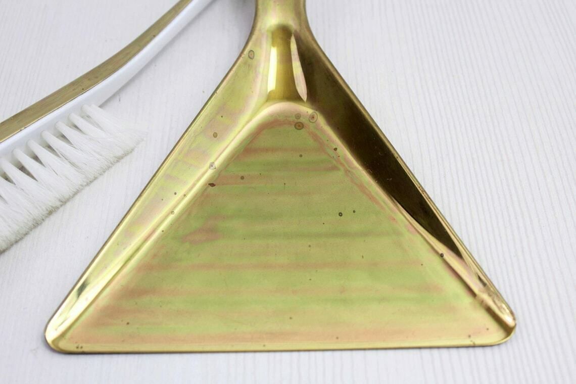 Sigg Brass Table Dustpan And Brush 1960 photo Home Decor