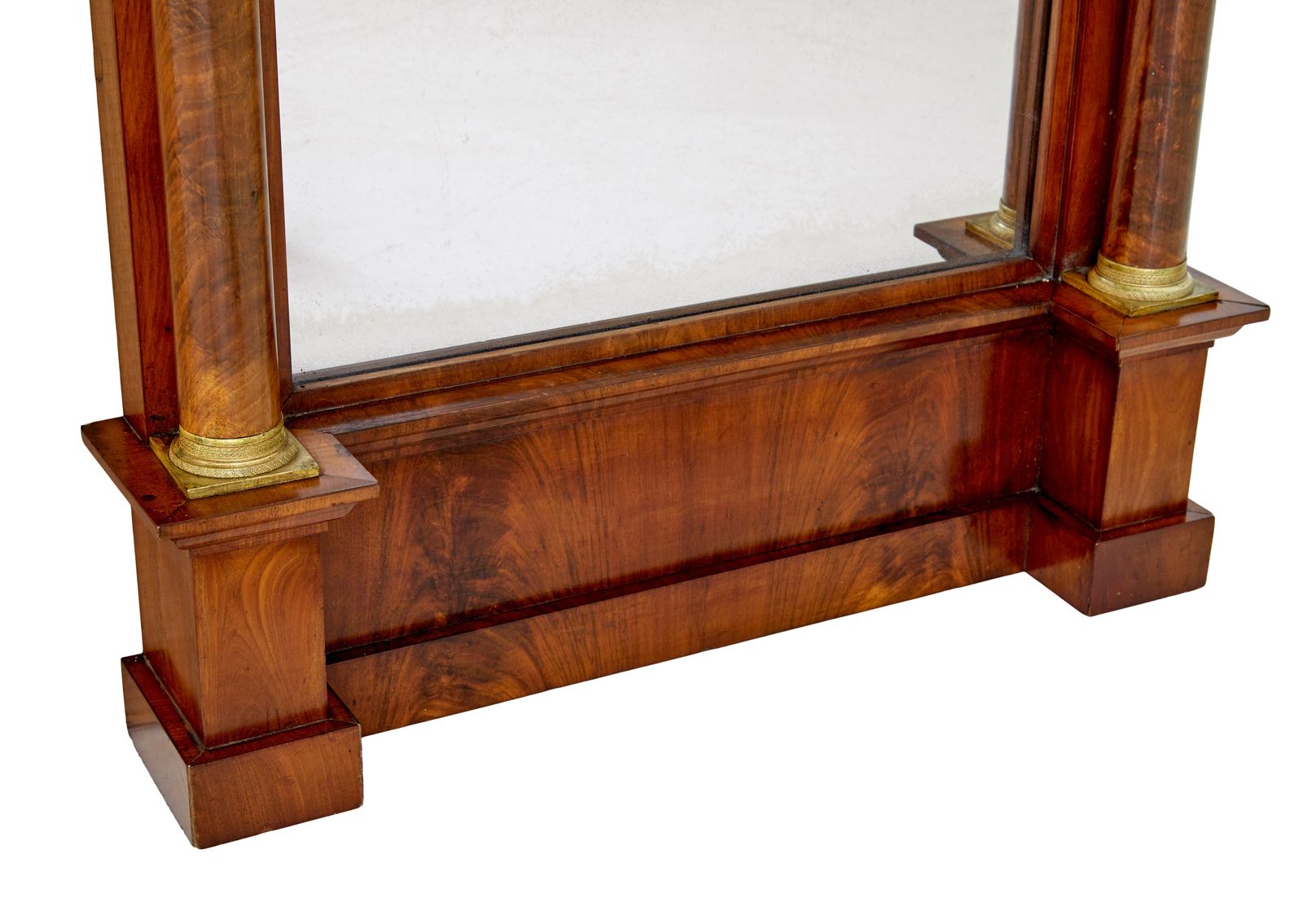 19th Century Empire Revival Mahogany Pier Mirror photo vinterior