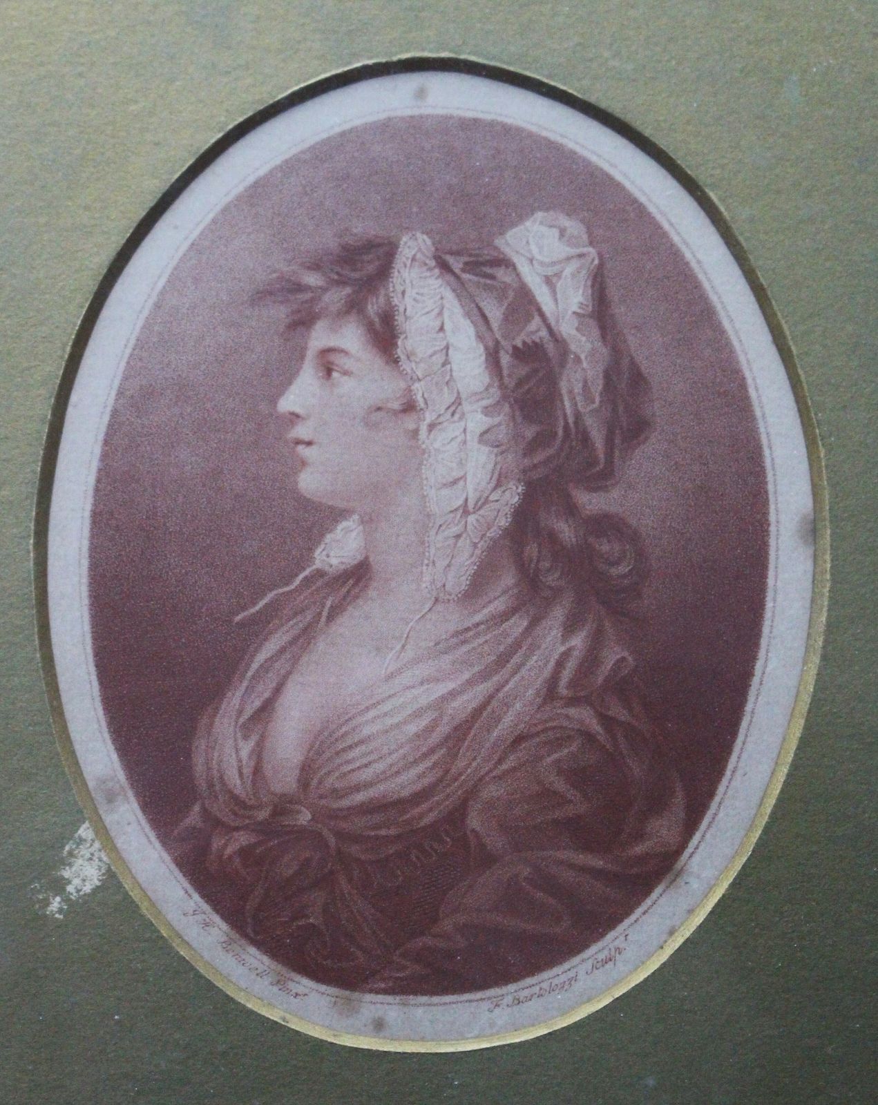 Stipple Engraving ‘St. Giles Beauty’ By J H Benwell Engraved By Francesco Bartolozzi C1783 photo furniture