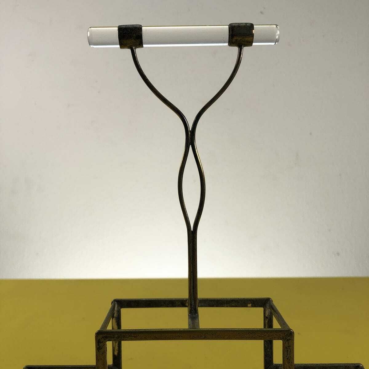 Vintage Metal Condiment Holder Structure photo vinterior