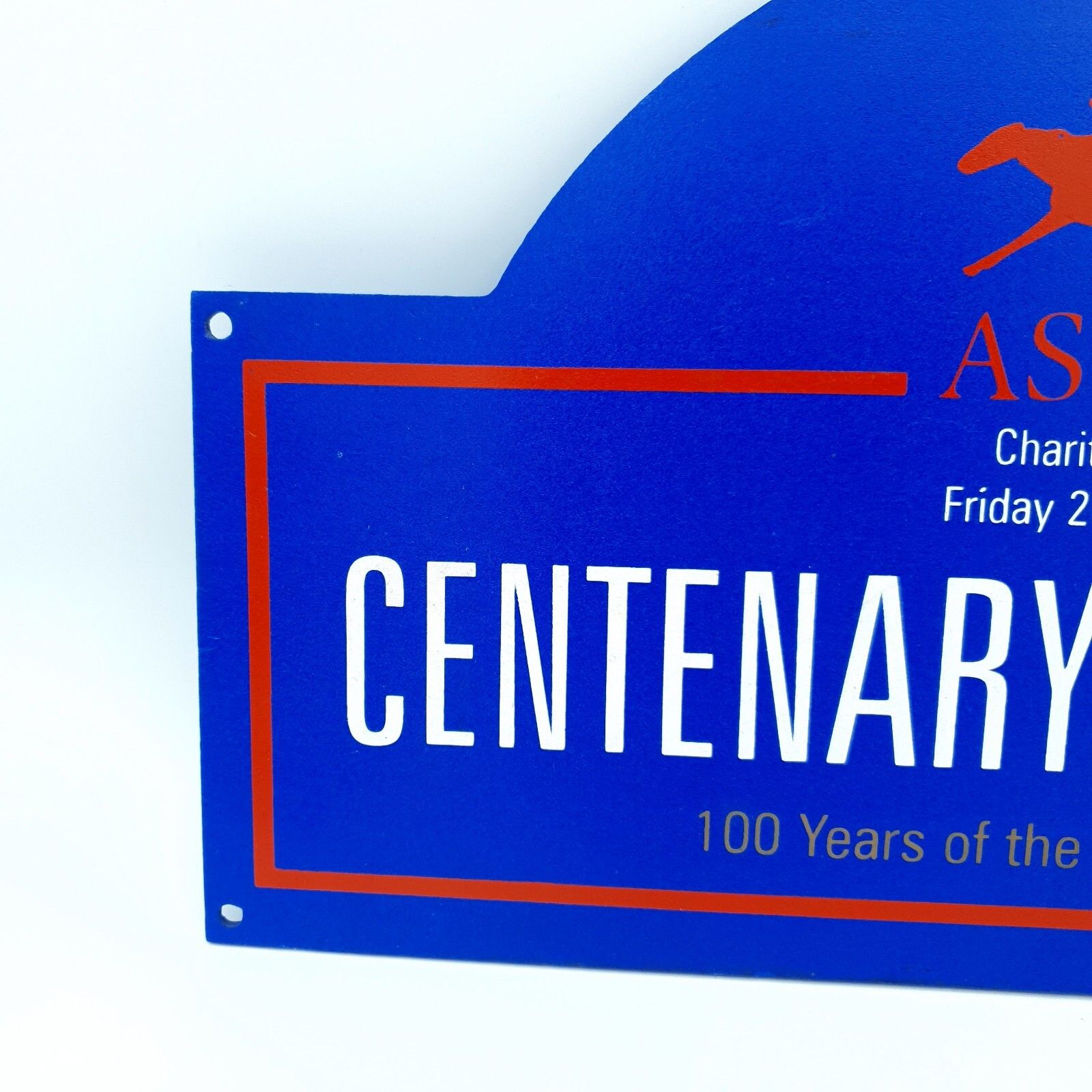 Rare Ascot Sign Centenary Cavalcade Charity Race 1996 100 Yrs British Motor Car photo furniture