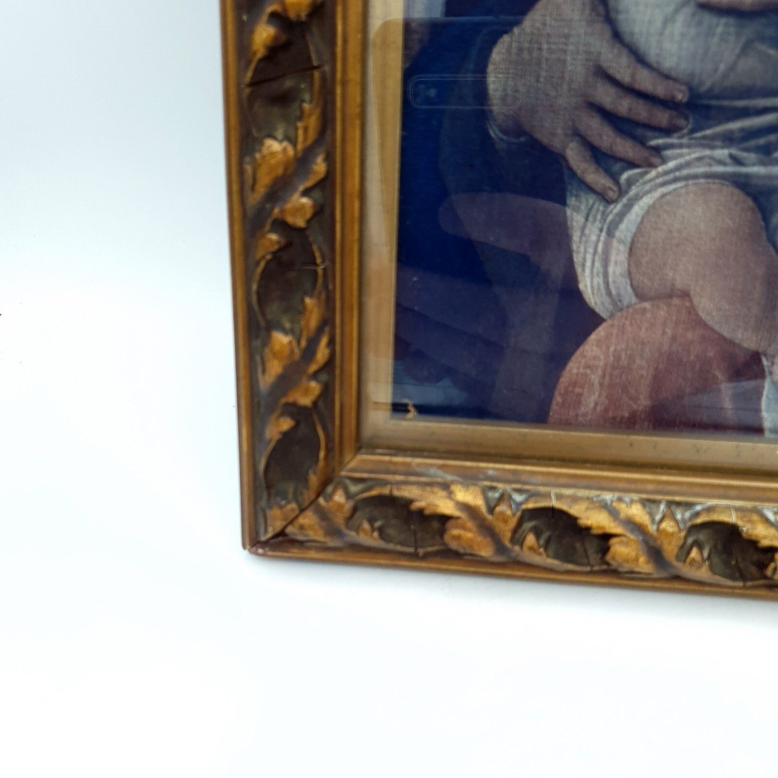 Andrea Mantegna Print The Virgin And Child Early Renaissance Framed H 30cm photo vintage