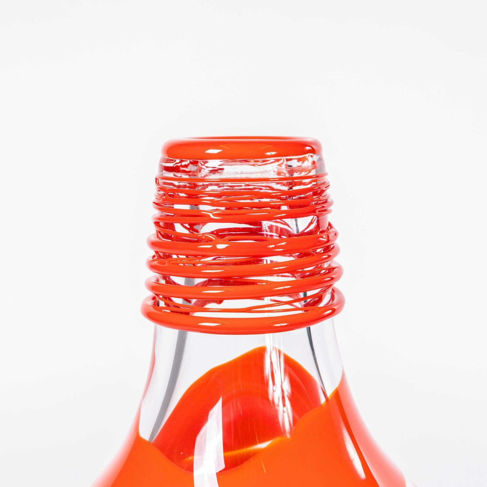 Contemporary Mouthblown Vessel Tall Flame   Jahday Ford photo furniture