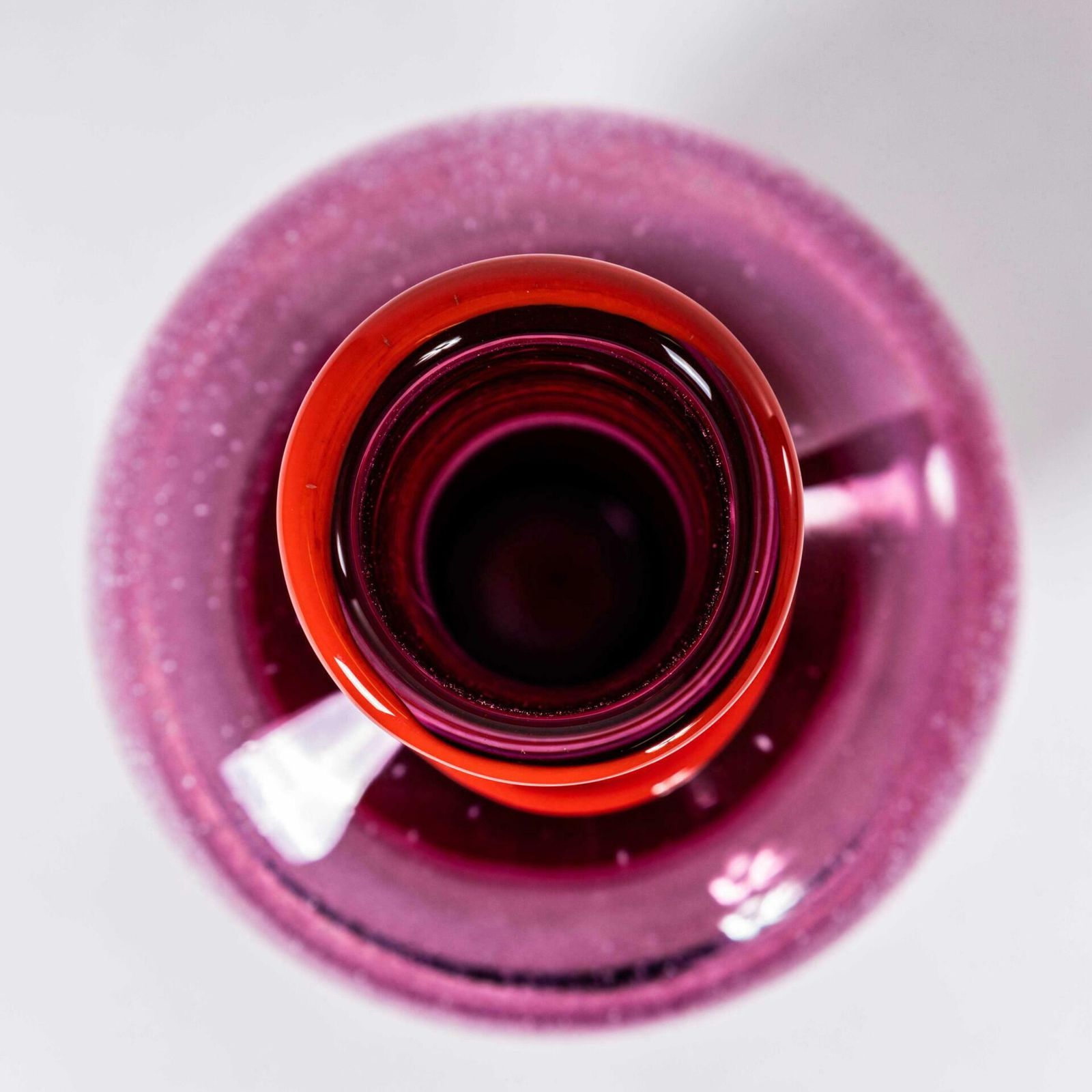 Contemporary Mouthblown Vessel Tall Fire   Jahday Ford photo vinterior