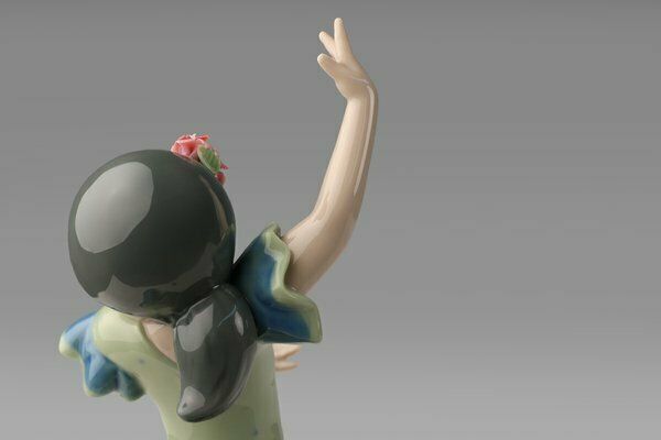 Porcelain Dancing Lolita Figurine From Lladro, Spain, 1950s photo vintage