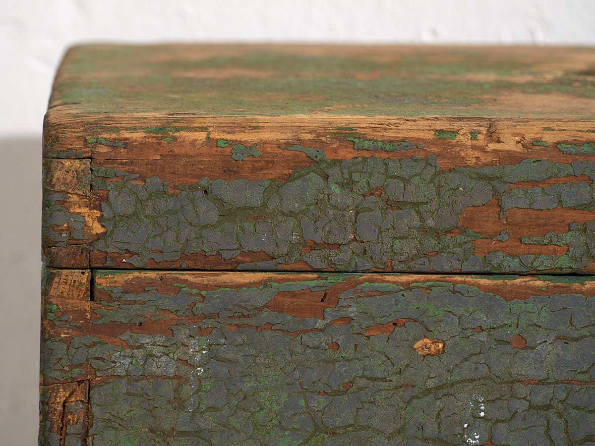 photo furniture Antique Green Patina Military Box (C.1910) #67