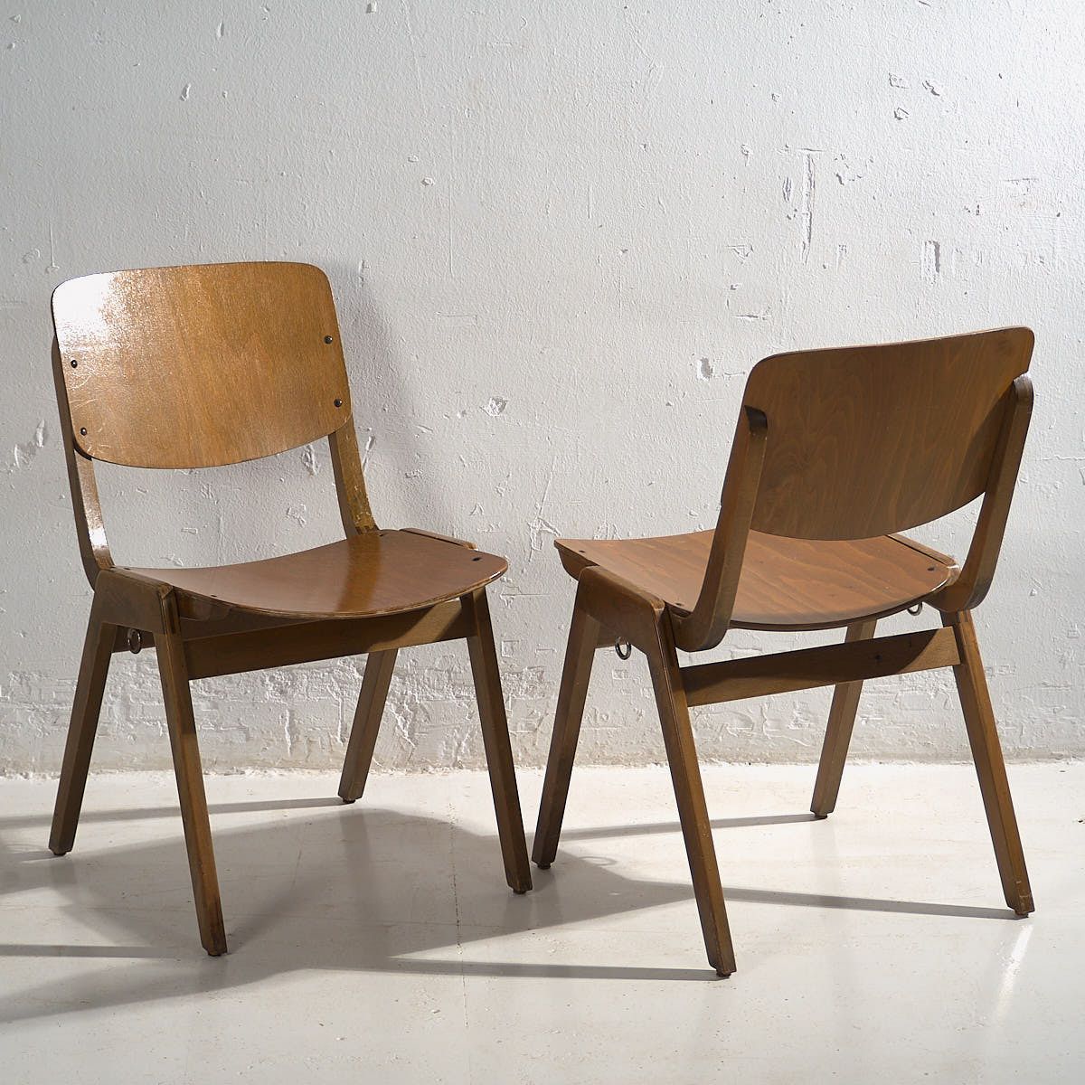 Vintage Thonet Lounge Chairs (C.1950). Set Of 2 Pieces photo 734.0