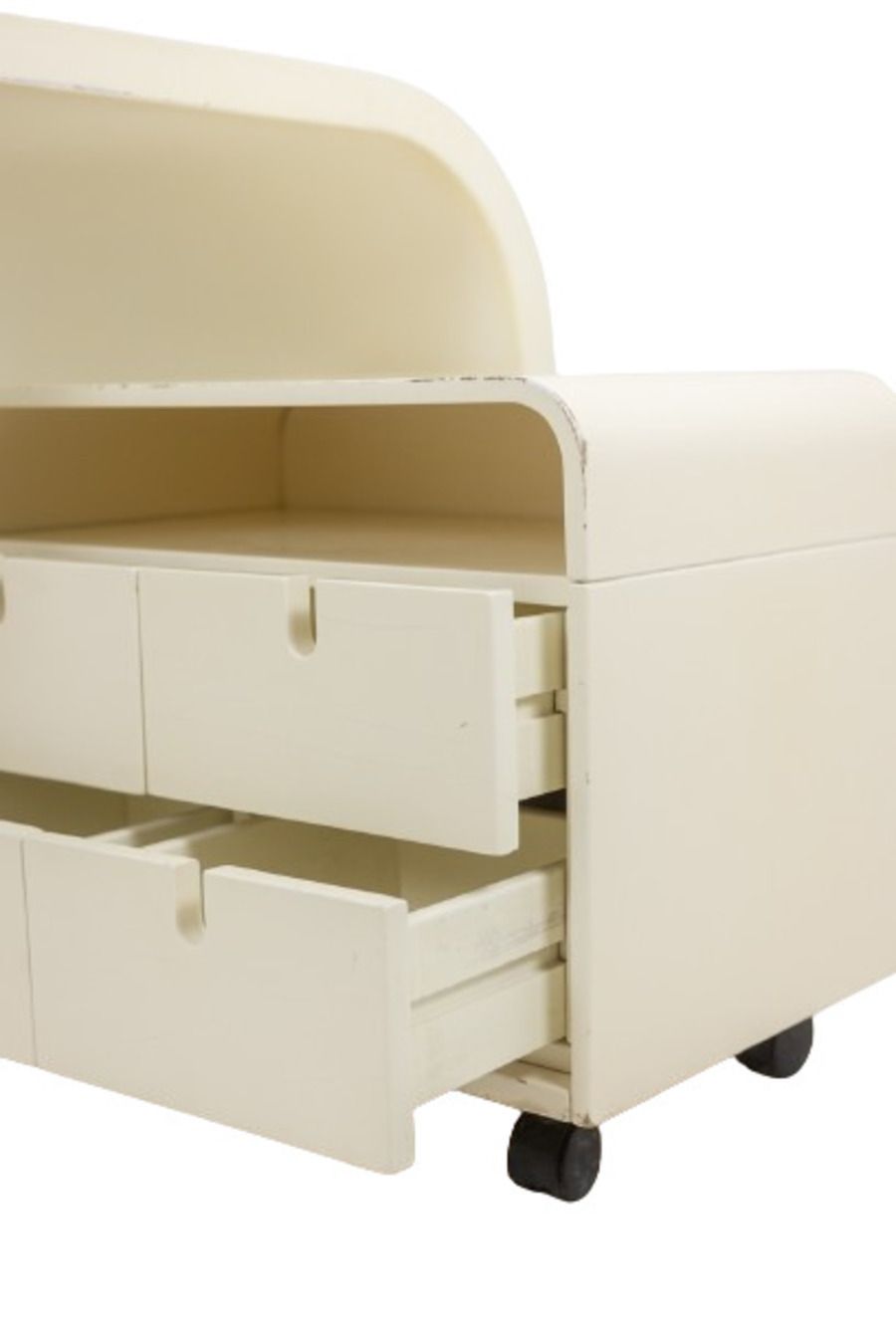 White Desk 1970, 1970s, Plywood photo for sale