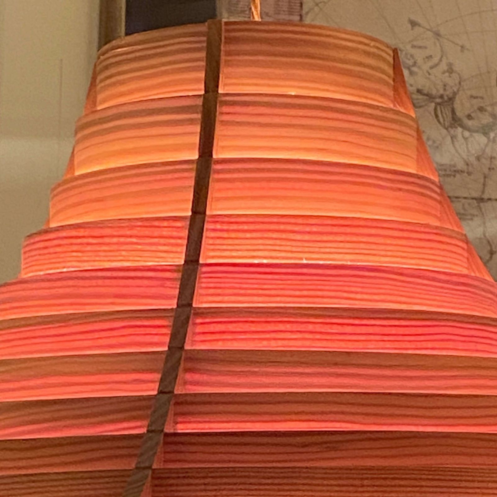 photo furniture Groupe Of Large Hans Agne Jacobsson Plywood Lamps