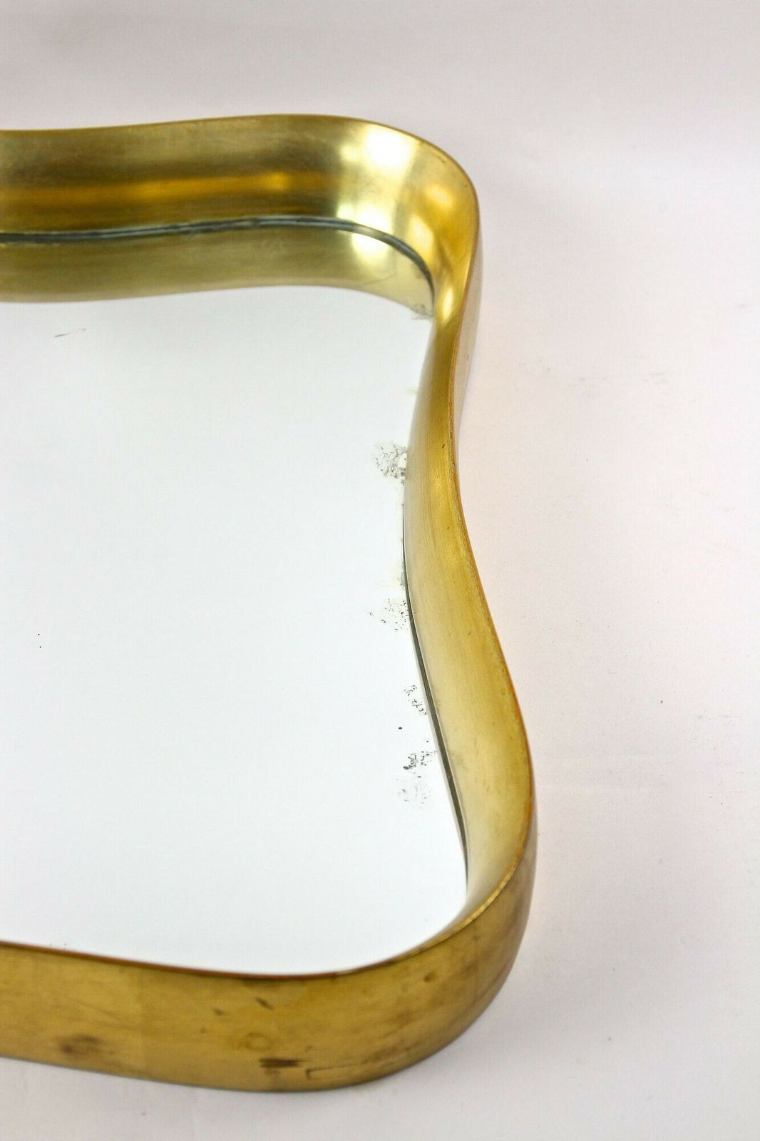 1680.0 20th Century Modernist Gilt Wall Mirror Attributed To Max Welz, Austria Ca.1940s photo