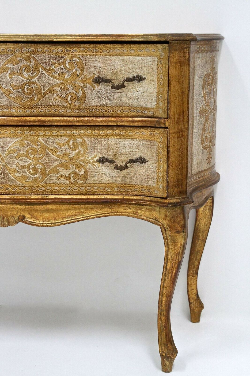18th Century Style Venetian Serpentine Commode/ Chest Of Drawers, It Ca. 1940 photo Furniture