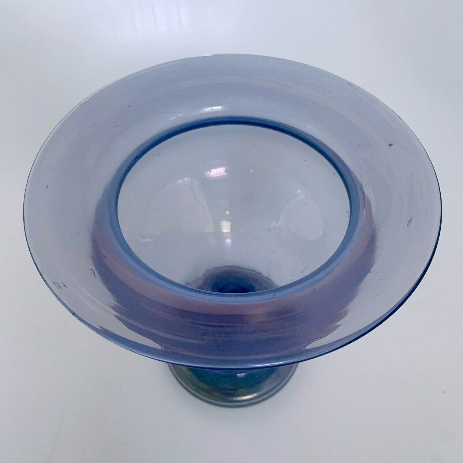 Art Nouveau Iridescent Glass Loezt Kralik Vase Dish Bohemian 1900 photo 180.0