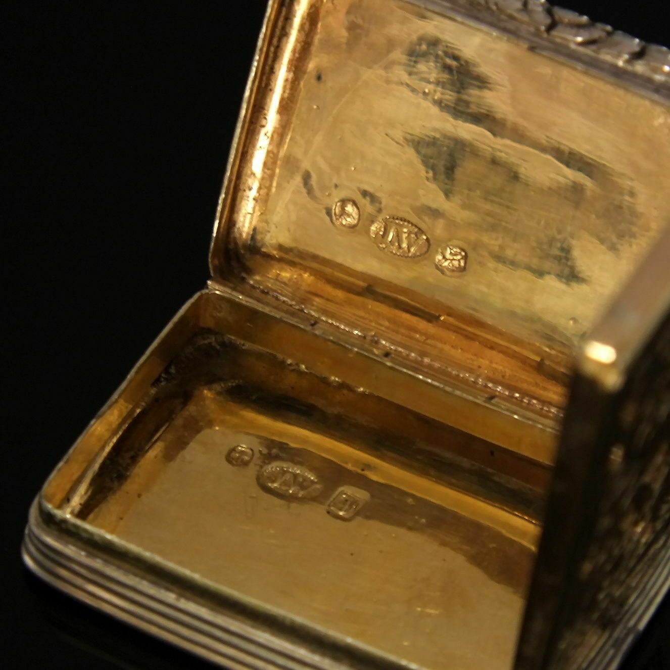 Georgian Silver Vinaigrette By Joseph Willmore Birmingham 1832 photo furniture