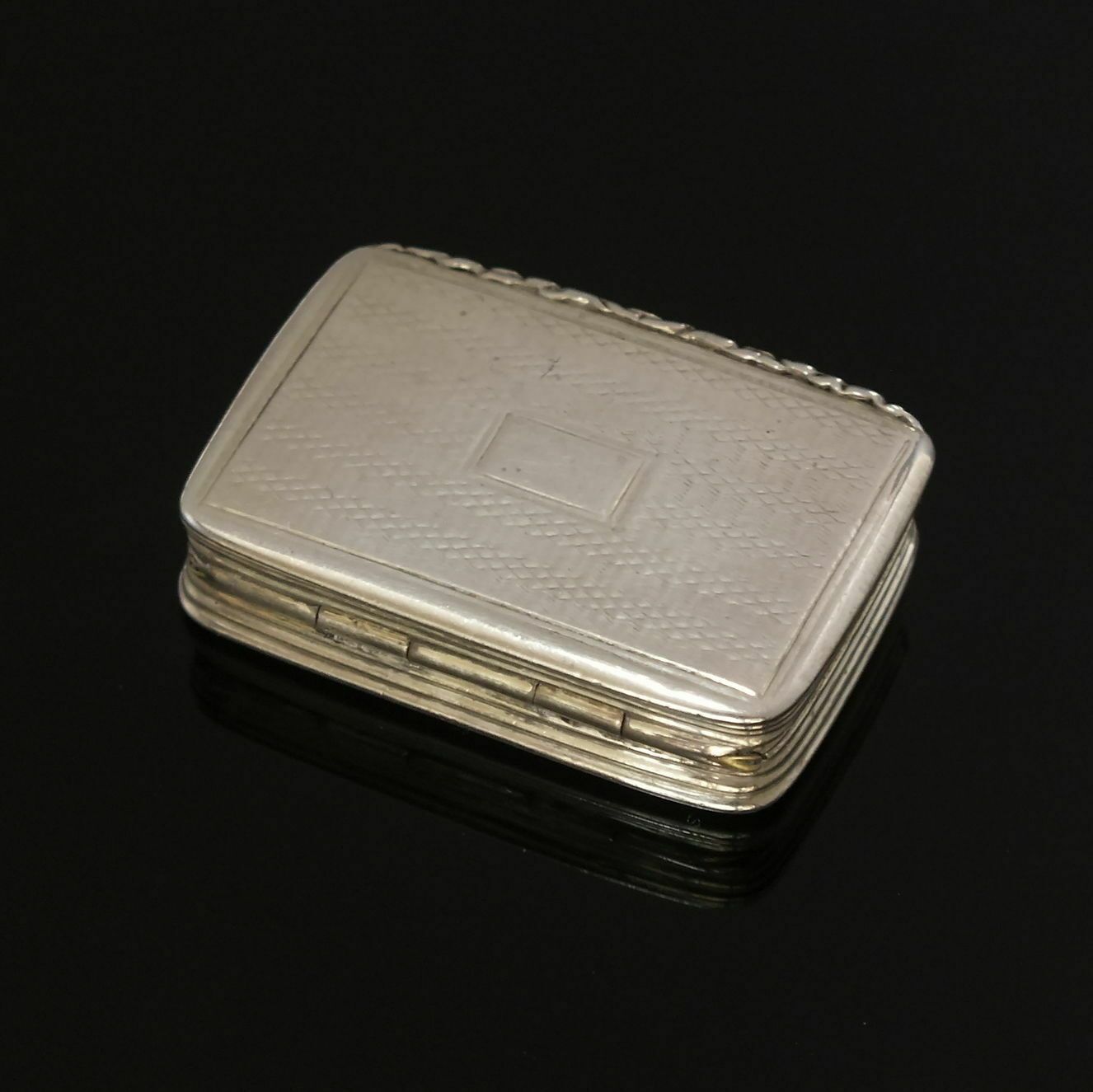 Georgian Silver Vinaigrette By Joseph Willmore Birmingham 1832 photo 220.0