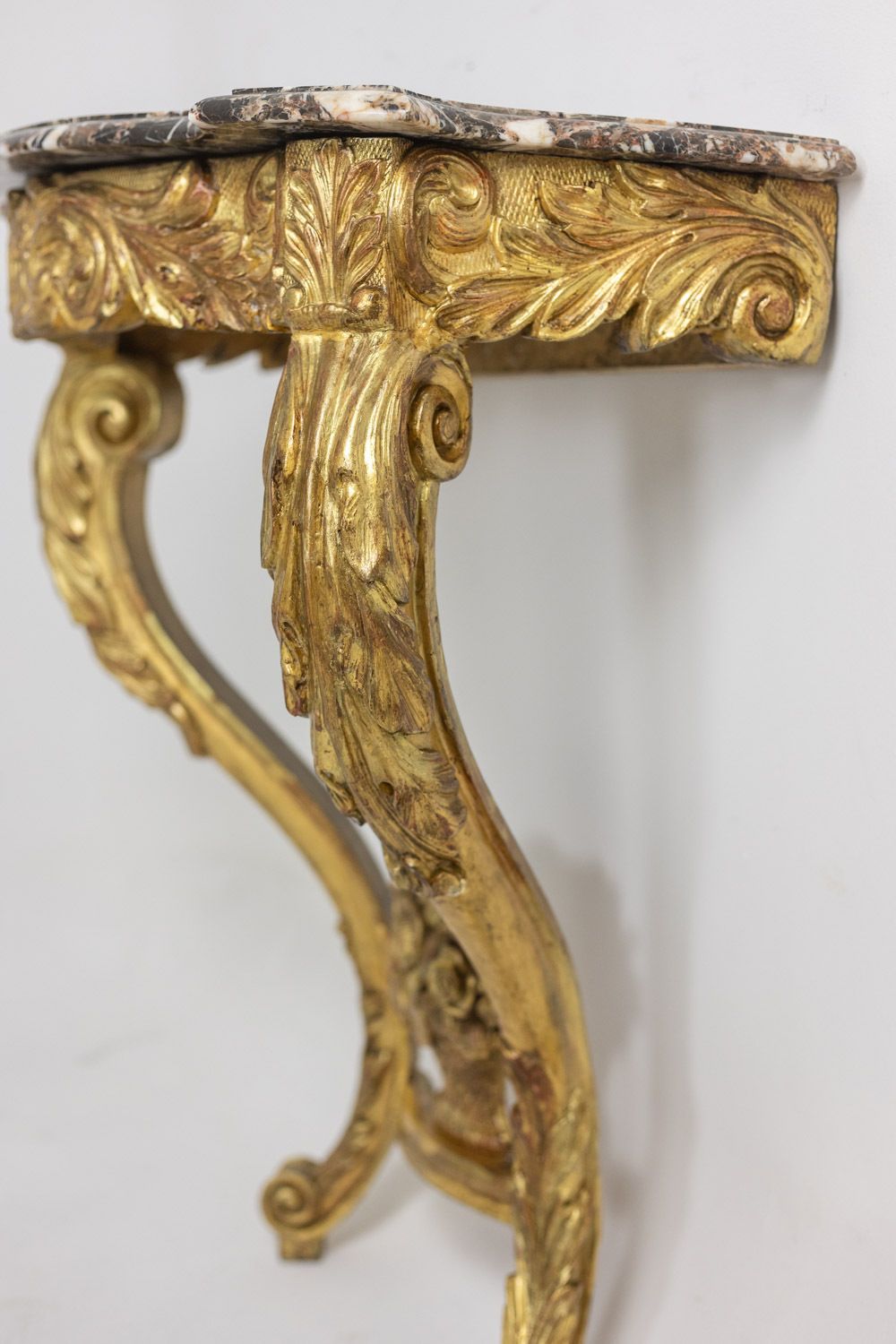 Console In Gilded And Carved Wood From The Louis XV Period. Circa 1880. photo furniture