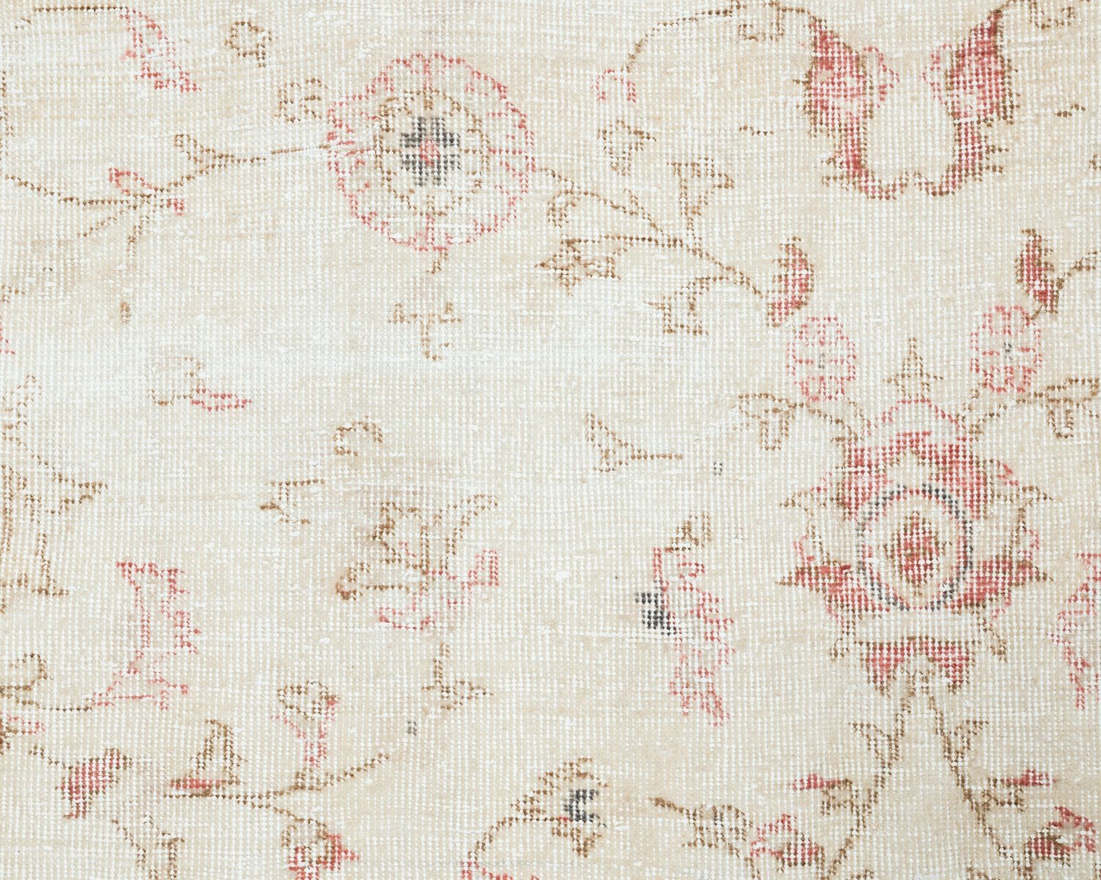 7x10 Vintage Rug, Antique Rug, Turkish Rug, Unique Area Rug, Floral Rug, Living Room Rug, Handmade Rug, Faded Rug, Handknotted Rug,Sk: A4355 photo vinterior
