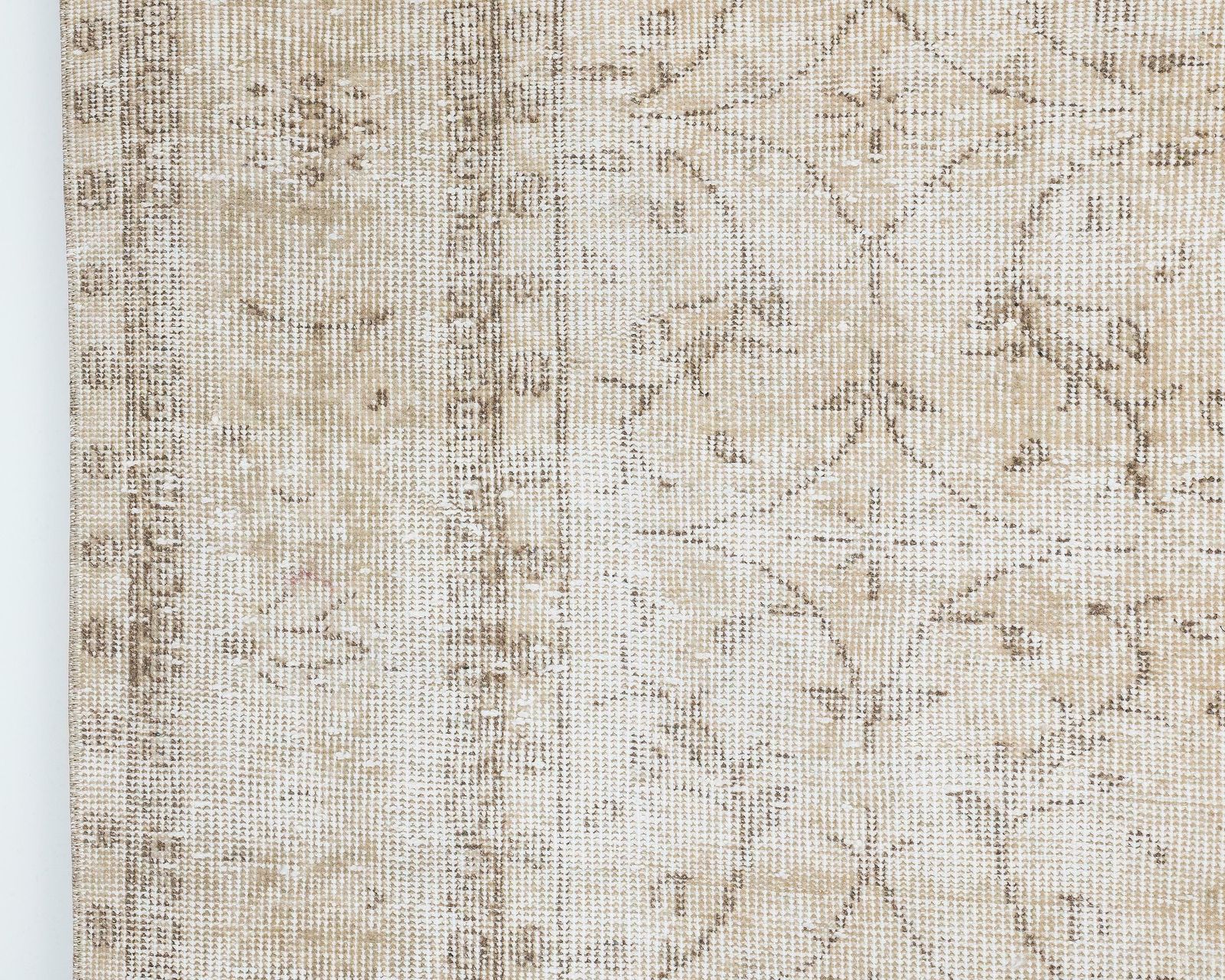 7x11 Turkish Rug, Neutral Vintage Rug, Antique Handmade Rug, Anatolian Rug, Oversized Rug, Area Rug, Dining Room Rug, Antique Rug, A4738 photo Textiles
