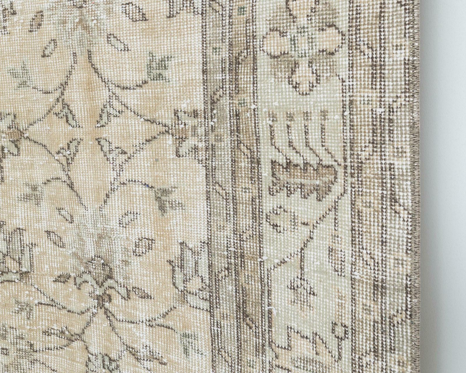 6x9 Vintage Rug, Neutral Turkish Rug, Antique Rug, Low Pile Rug,Oushak Rug, Anatolian Rug, Handmade Rug, Naturel Rug,Living Room Rug, A4588 photo 767.0