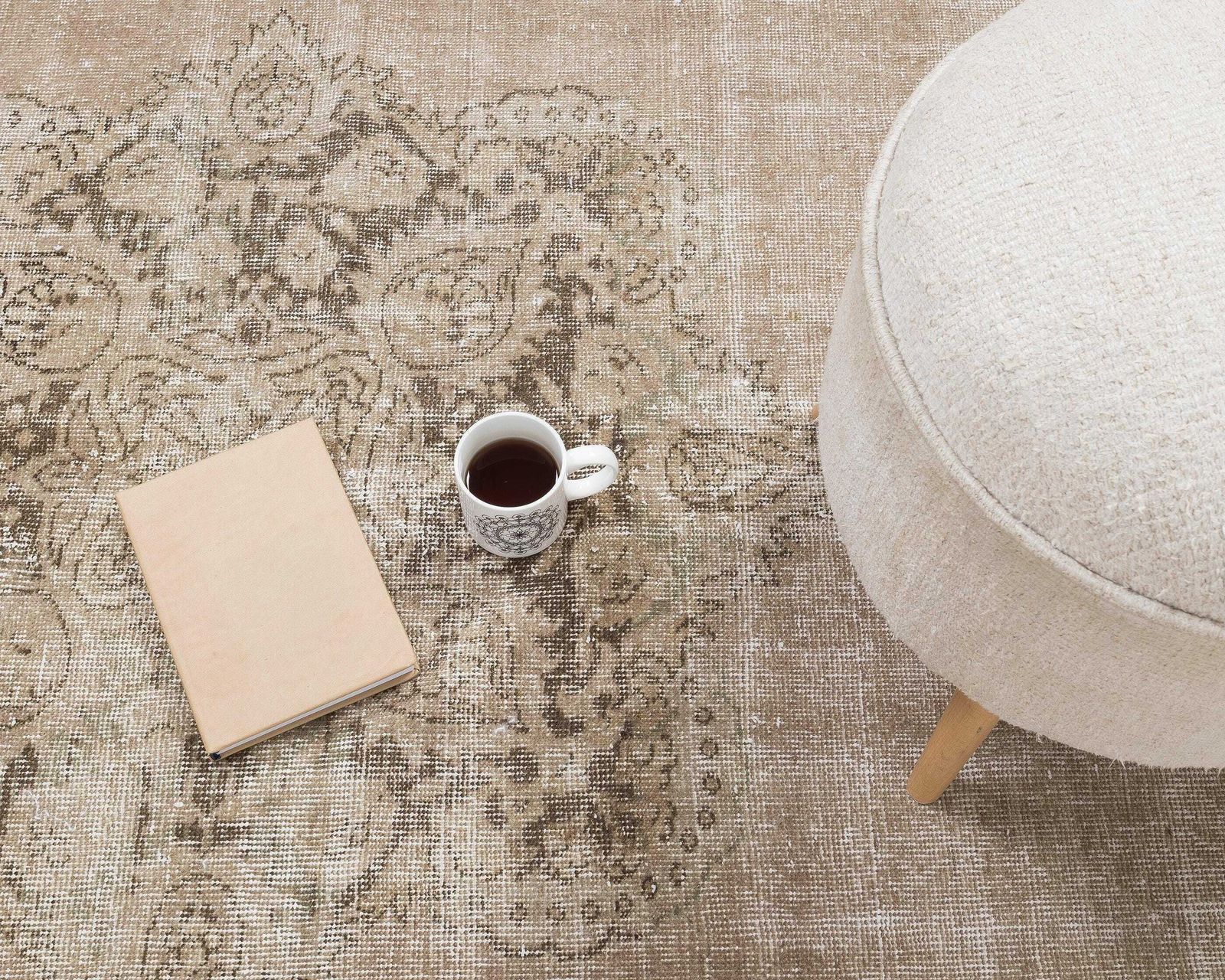 photo for sale 6x9 Turkish Rug, Neutral Vintage Rug, Antique Handmade Rug, Oushak Rug, Anatolian Rug, Low Pile Rug, Living Room Rug,Old Rug,Area Ru