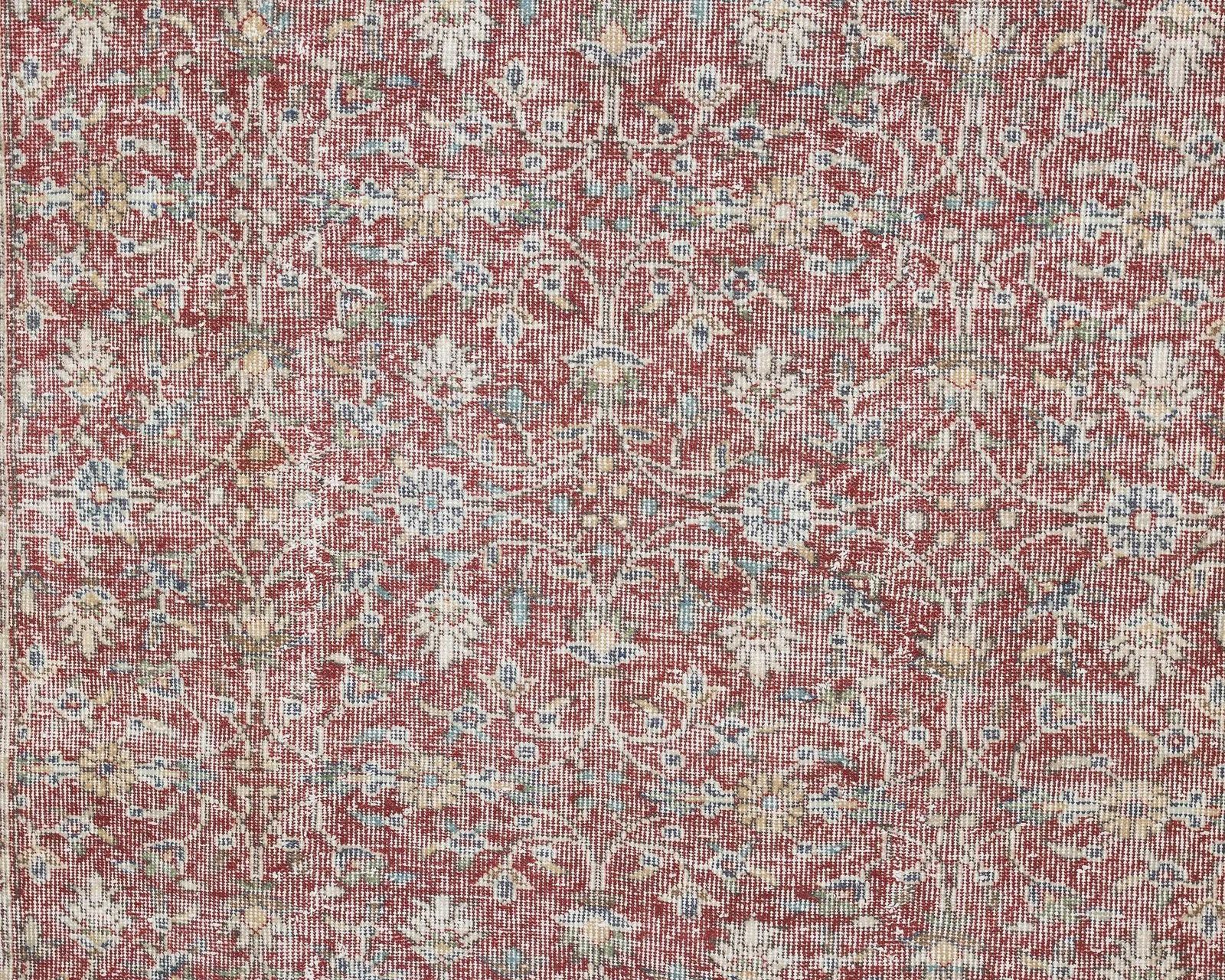5.4x9.4 Feet Vintage Rug, Turkish Rug, Antique Rug, Low Pile Rug,Oushak Rug, Anatolian Rug, Handmade Rug,Naturel Rug,Living Room Rug photo Textiles