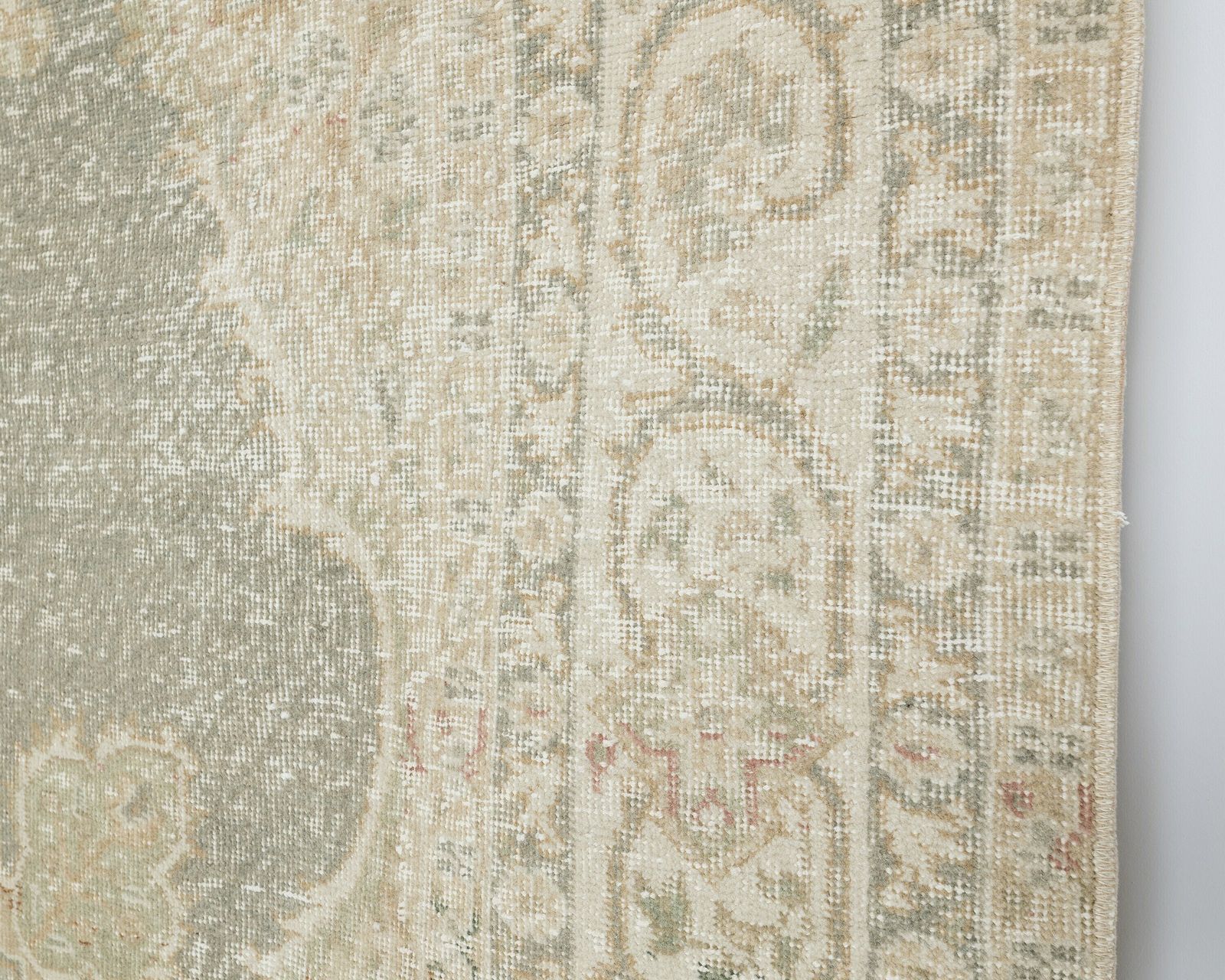 6.3 X 9.7 Feet Turkish Rug, Neutral Vintage Rug, Antique Handmade Rug, Oushak Rug, Anatolian Rug, Low Pile Rug, Living Room Rug, Area Rug photo 819.0