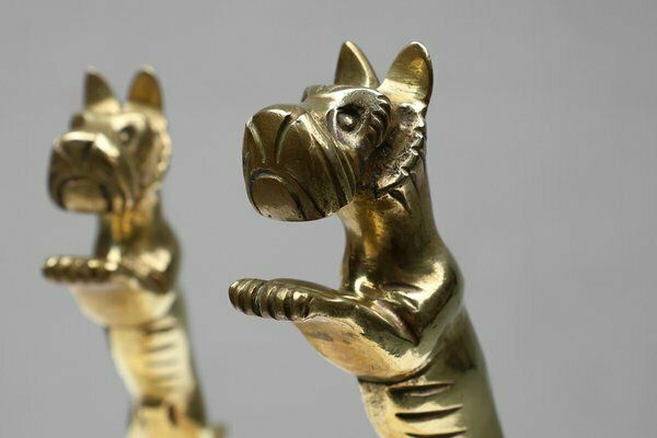 Art Deco Bookends In Copper With Marble Bases, France, 1930s, Set Of 2 photo 644.0