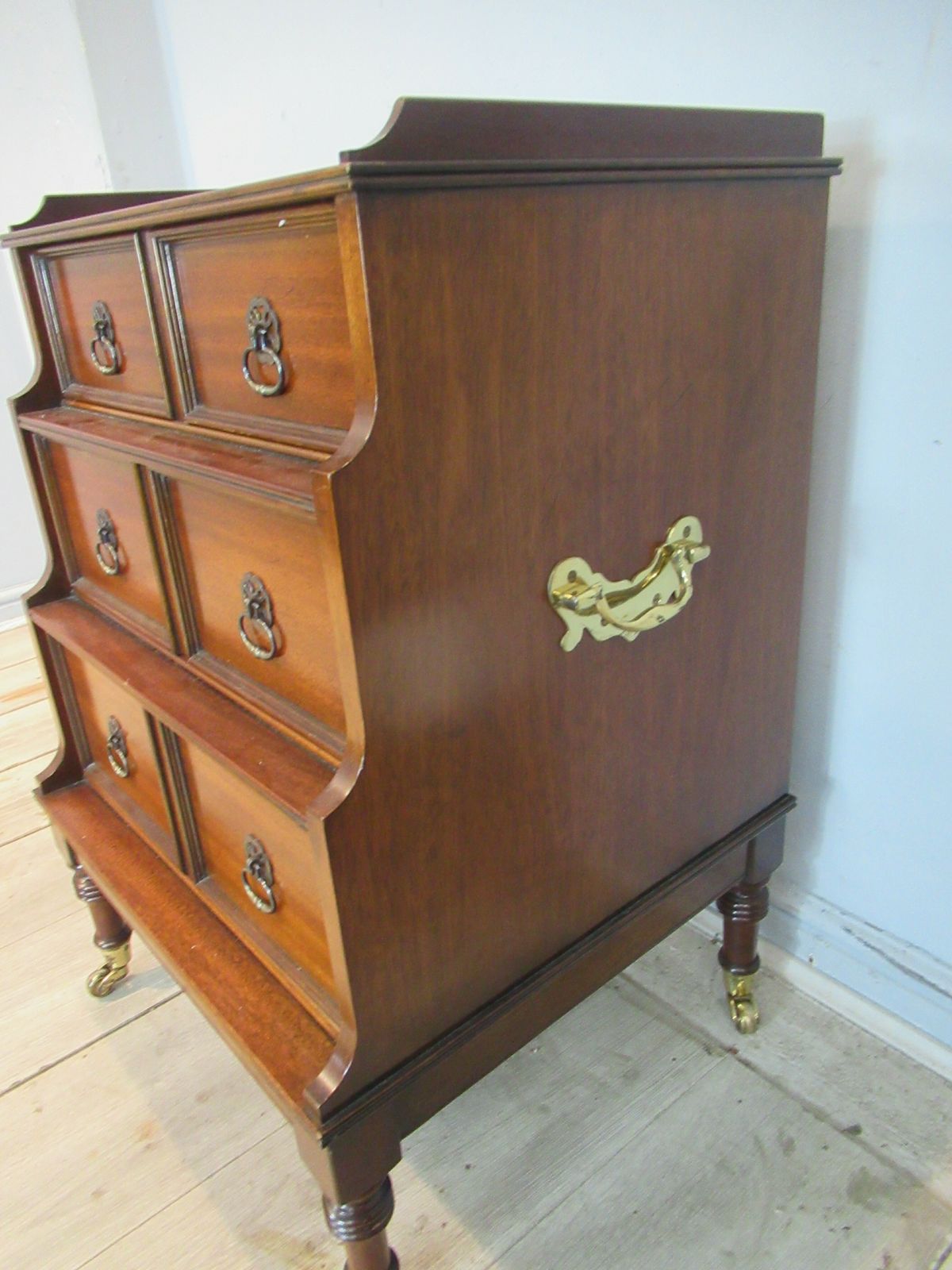 Quality Made   Regency Style  Chest Of Drawers  Mid Century.