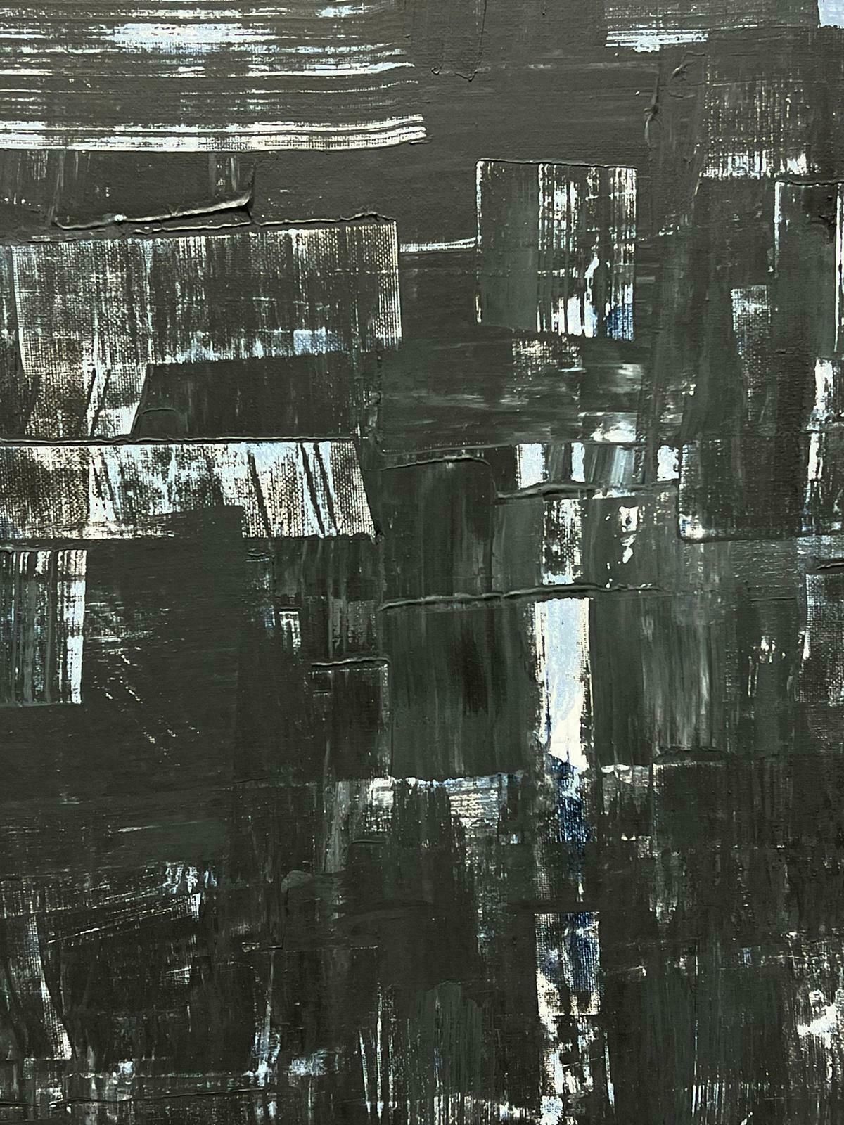 Robert Somertonblack Grey White Large British Expressionist Abstract Original Paintingc. 2023 photo Art