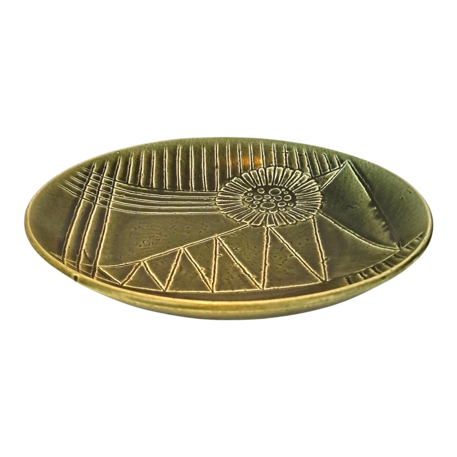 Scandinavian Large Charger From The ‘Zenit’ Series Designed By Famed Danish Designer Gunnar Nylund For Rörstrand C.1960s photo vintage