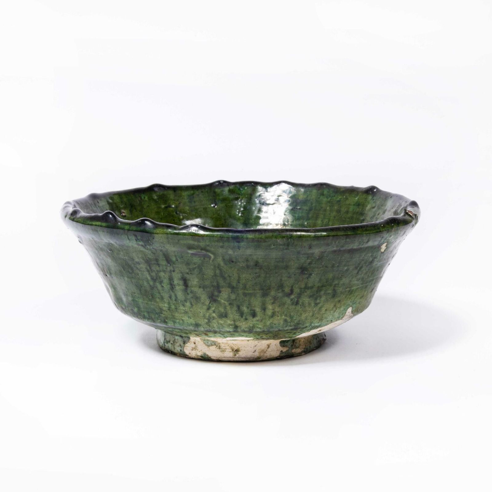 Contemporary Tamagroute Green Set Of Bowls   Four Large Bowls photo for sale