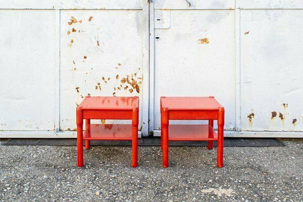 Carimate Bedside Tables By Vico Magistretti For Cassina, 1966, Set Of 2