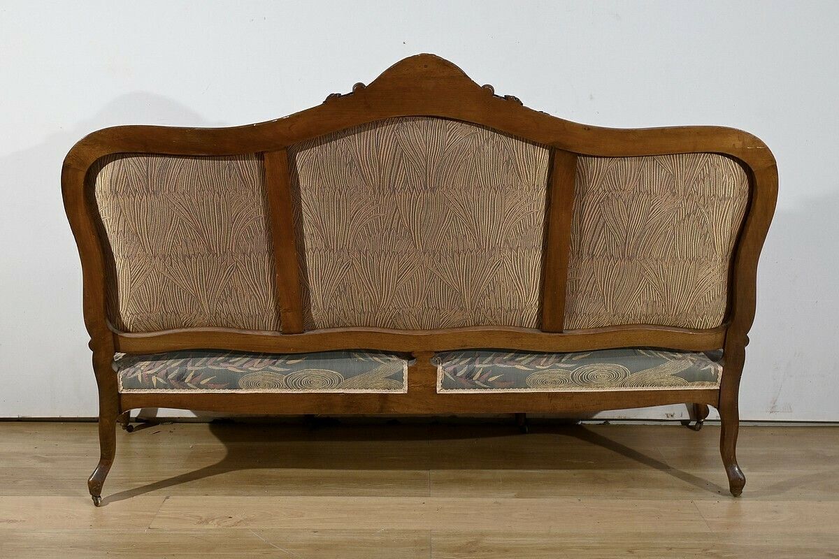 photo vintage Louis XV Style Living Room In Walnut – 1920