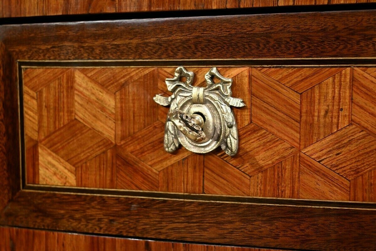 photo buy Small Chest Of Drawers In Rosewood And Mahogany  Louis XV Louis XVI Transition  2nd Part 19th Century