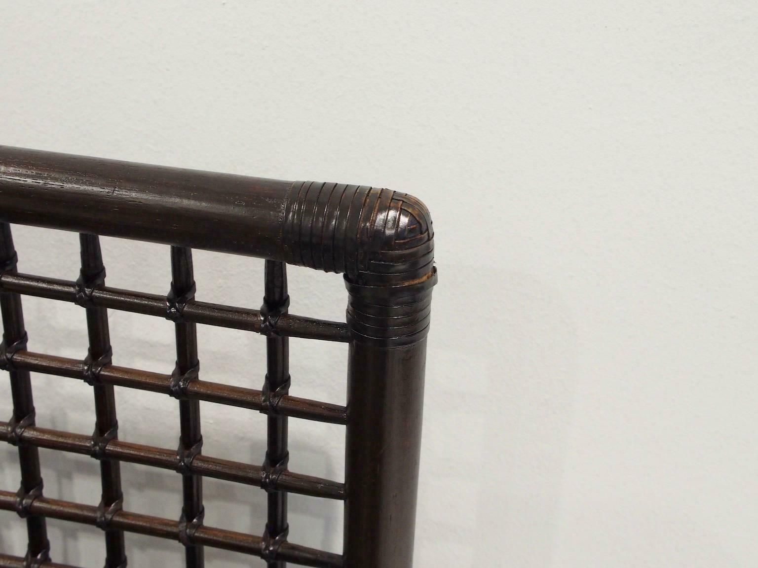 Set Of Six Afra And Tobia Scarpa Bamboo And Rattan Chairs photo vintage