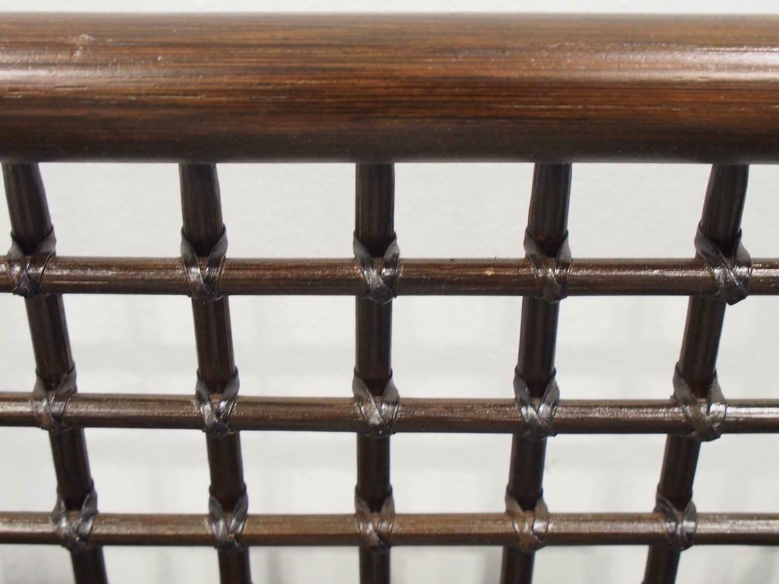 photo for sale Set Of Six Afra And Tobia Scarpa Bamboo And Rattan Chairs