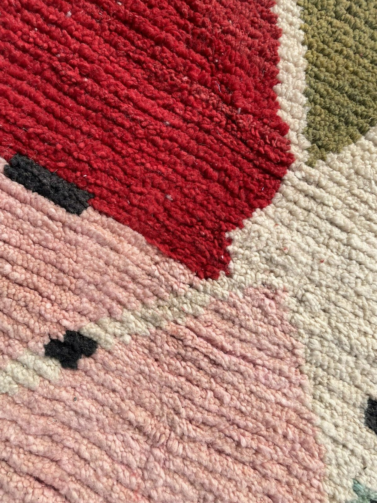 Fabulous Boujad Rug, Authentic Moroccan Rug, Azilal Rug, Abstract Multicolored Carpet, Handmade Moroccan Rug, Bohemian Rug photo buy